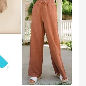 Bohme linen blend pants
